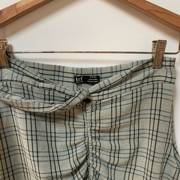 🌾Zara plaid green skirt 🌾 - Picture 2 of 6